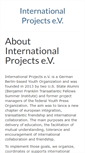 Mobile Screenshot of intprojects.org