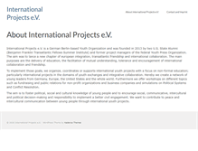 Tablet Screenshot of intprojects.org